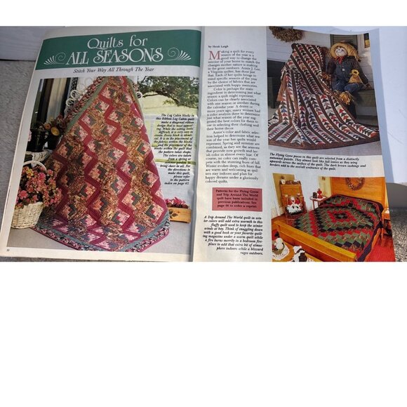 Quilt Almanac 1997 Magazine With Patterns & Quilting Ideas - Picture 6 of 10